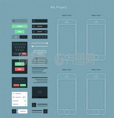 手機UI界面展示APP設計圖片